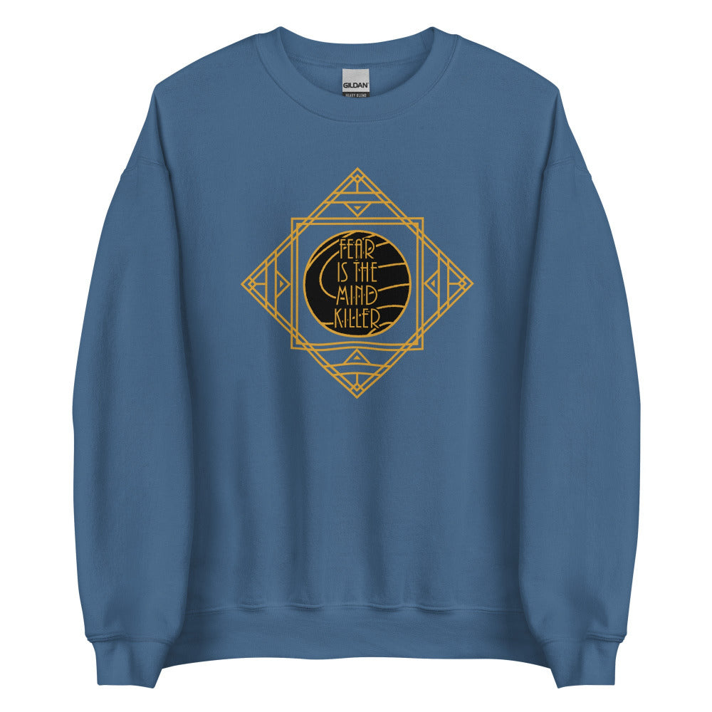 Dune Fear Is The Mind Killer Sweatshirt - Indigo Blue Color - https://ascensionemporium.net